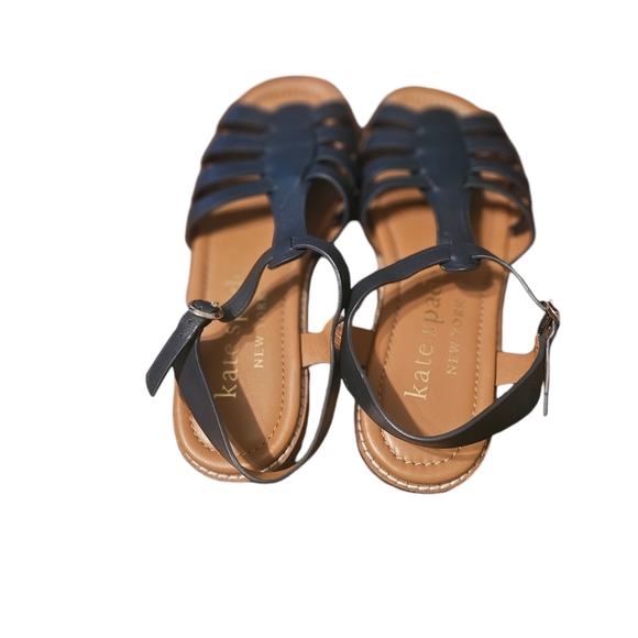 Kate Spade New York Women's wonder leather ankle-strap sandals Size 8B - Picture 5 of 7